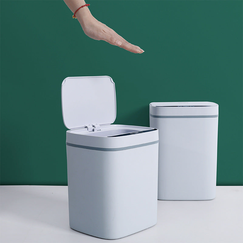 Toilet waterproof flip bin